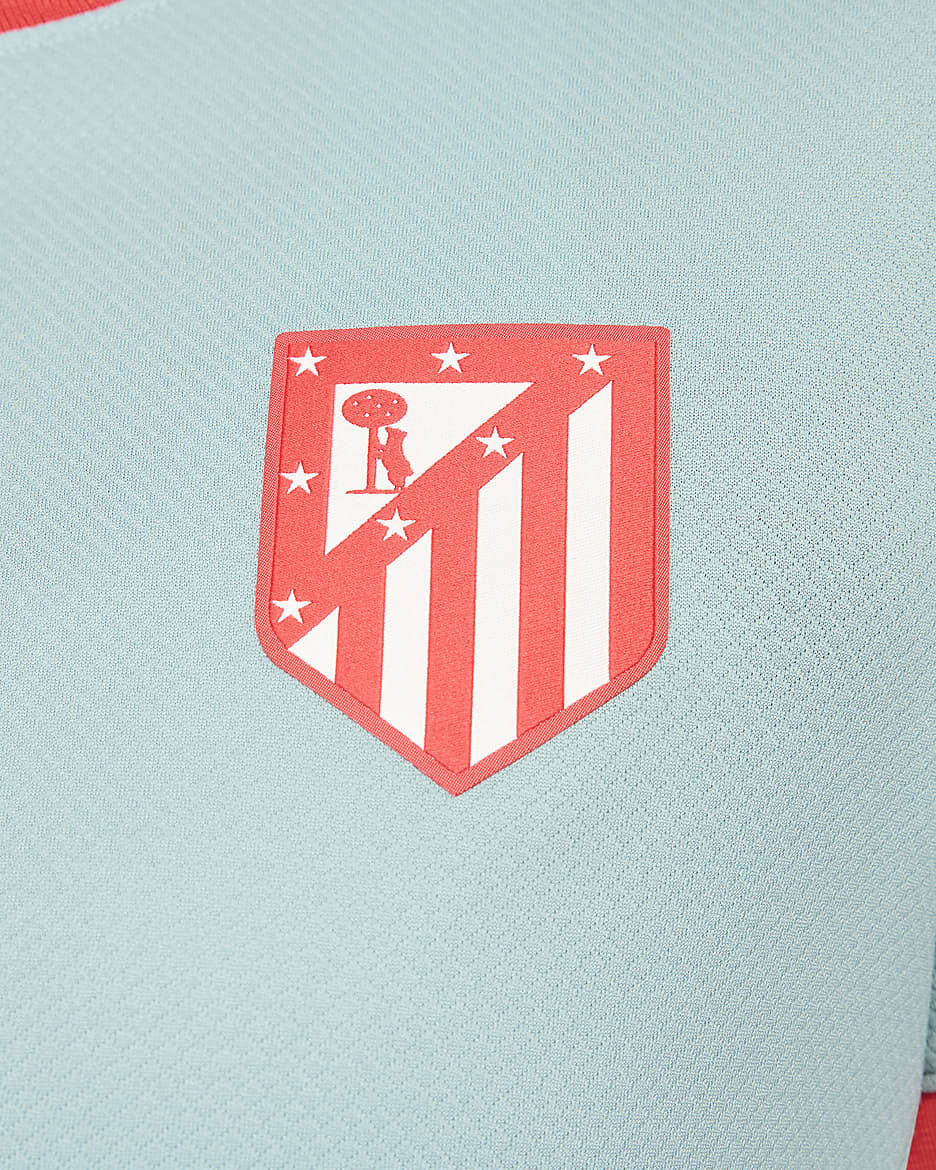 Segunda equipación Stadium Club Atlético de Madrid 2024/25 Camiseta de fútbol Replica Nike Dri-FIT - Mujer - Cannon/Phantom/Carmesí claro/Carmesí claro