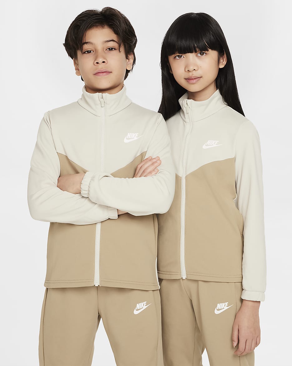 Nike Sportswear 大童運動服 - Light Bone/Khaki/白色