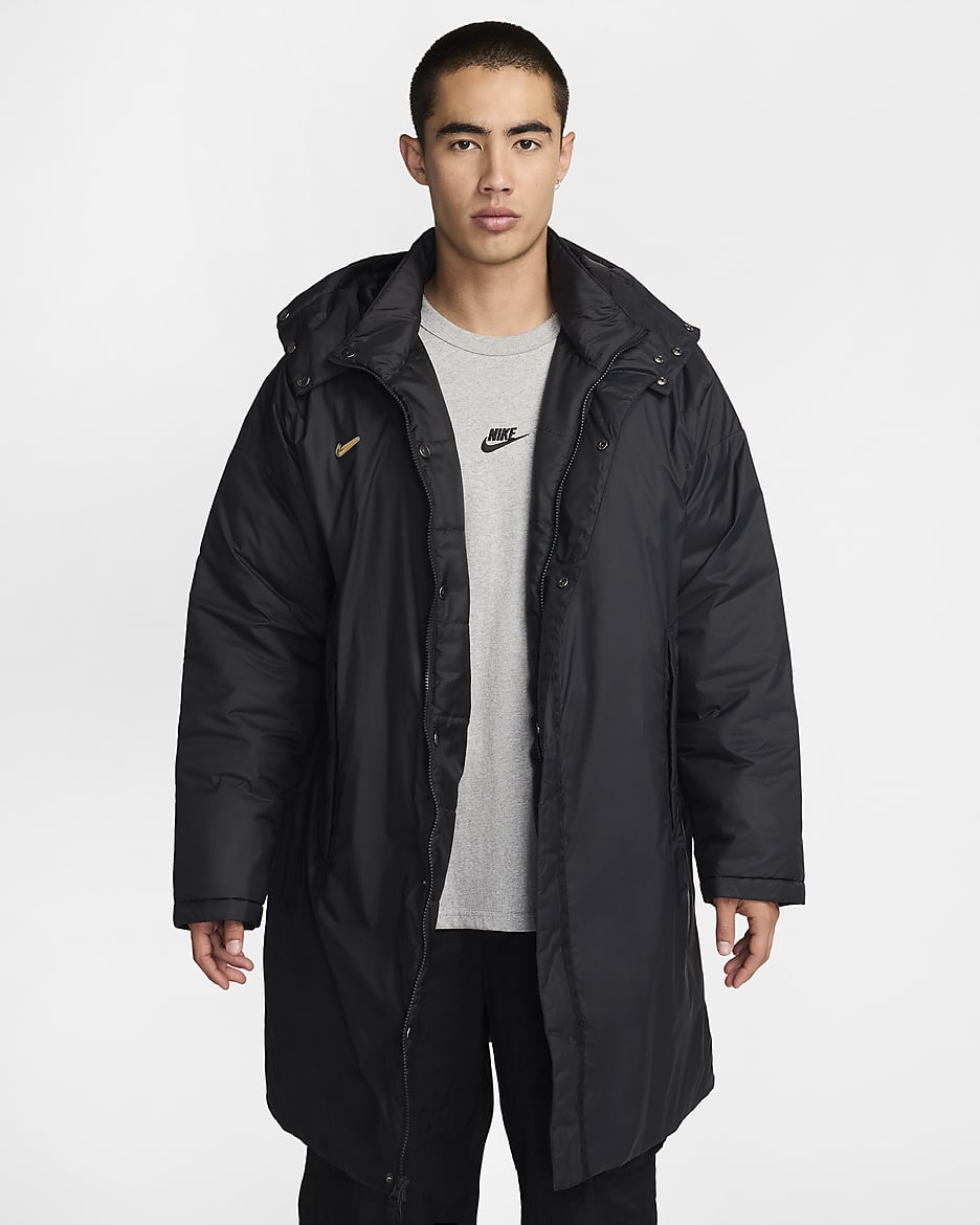 Chamarra de fútbol Therma-FIT para hombre Nike Culture of Football - Negro/Negro/Blanco