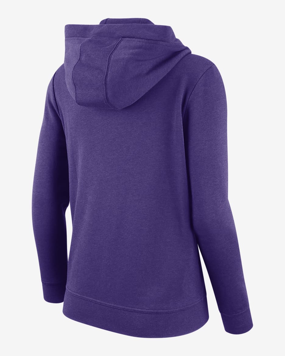 Los Angeles Lakers Club Nike NBA-fleecehoodie voor dames - Field Purple