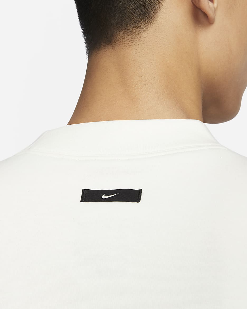 Nike Sportswear Tech Fleece Reimagined Men's Oversized Short-Sleeve Top - Sail