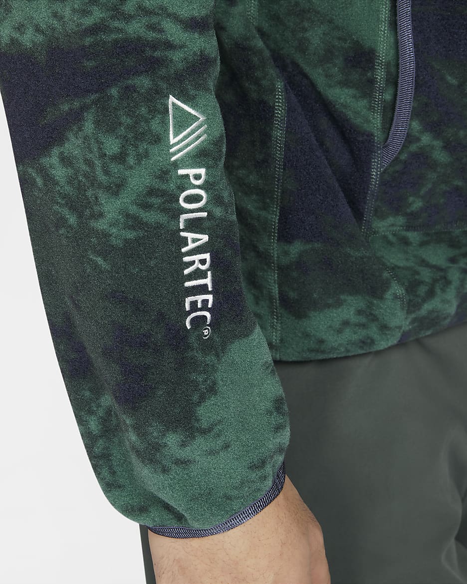 Nike ACG "Wolf Tree" Men's Allover Print Pullover Hoodie - Bicoastal/Thunder Blue/Summit White