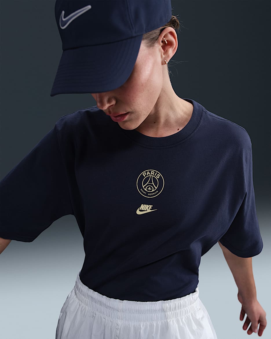 T-shirt da calcio Nike Paris Saint-Germain Supporter – Donna - Midnight Navy