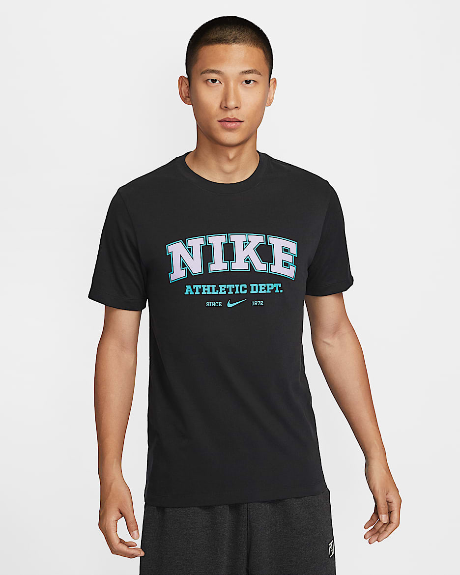 Nike Men's Dri-FIT Fitness T-Shirt - Black