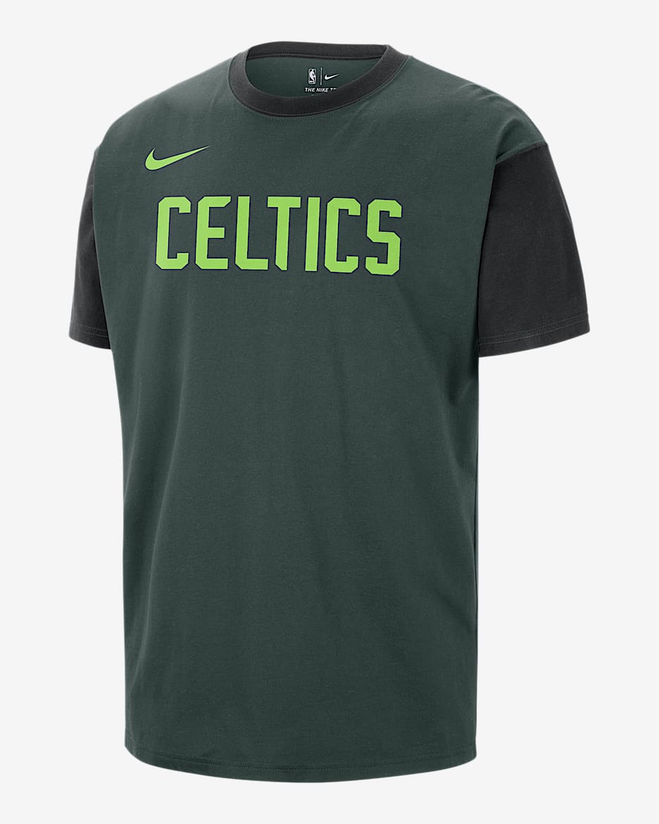 Boston Celtics Courtside City Edition Playera Nike de la NBA para hombre - Verde pro