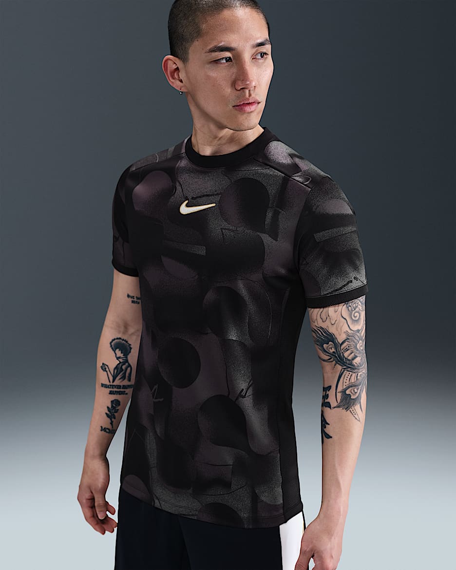 เสื้อฟุตบอลผู้ชาย Dri-FIT Nike Academy+ - Dark Grey/ดำ/Anthracite/Pale Ivory