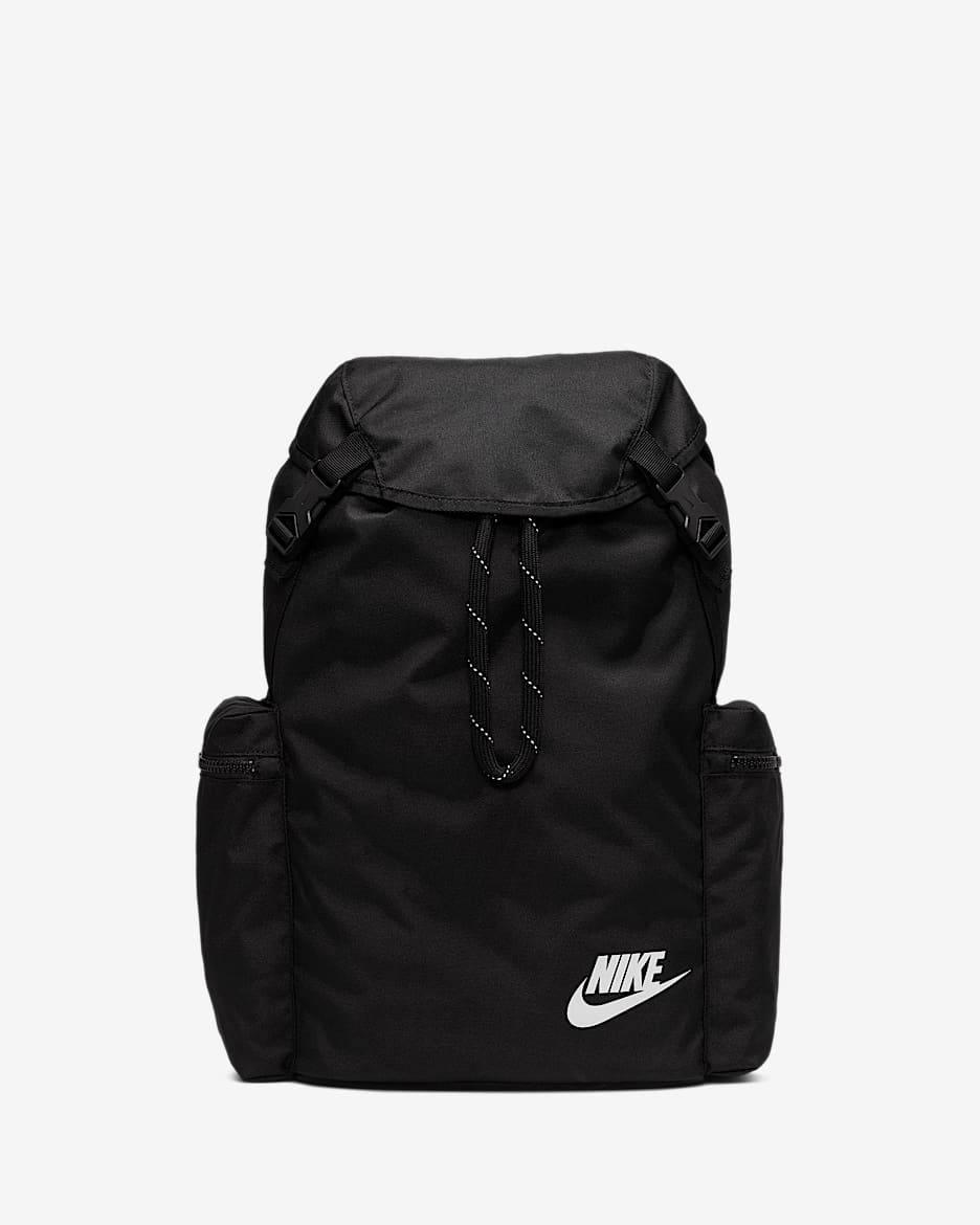Nike Heritage Backpack - Black/Black/White
