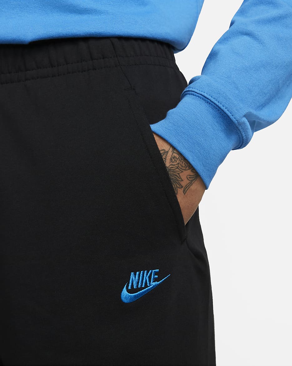 Short en jersey Nike Sportswear Club pour Homme - Noir/Photo Blue