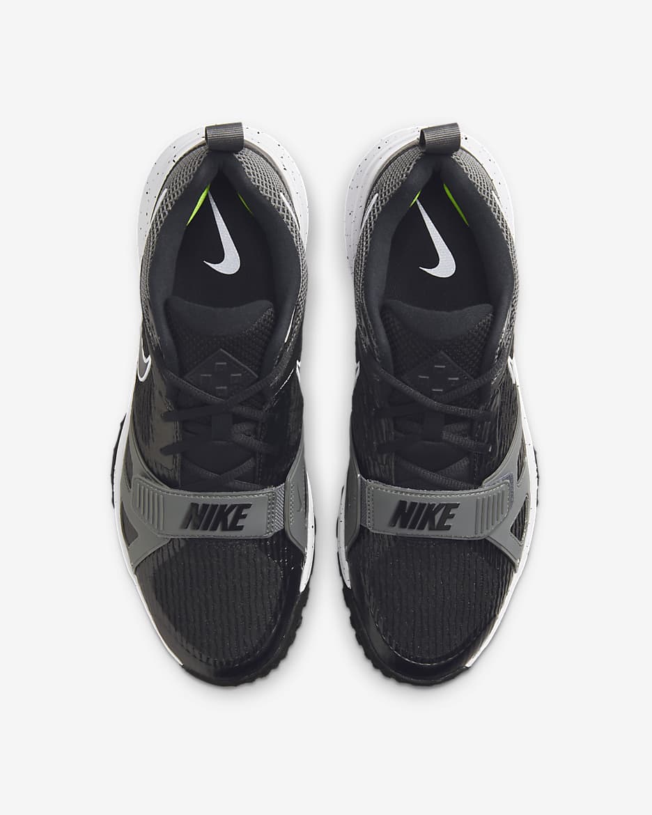 Tenis de béisbol para hombre Nike Air Zoom Diamond Elite Turf - Negro/Gris hierro/Volt/Blanco