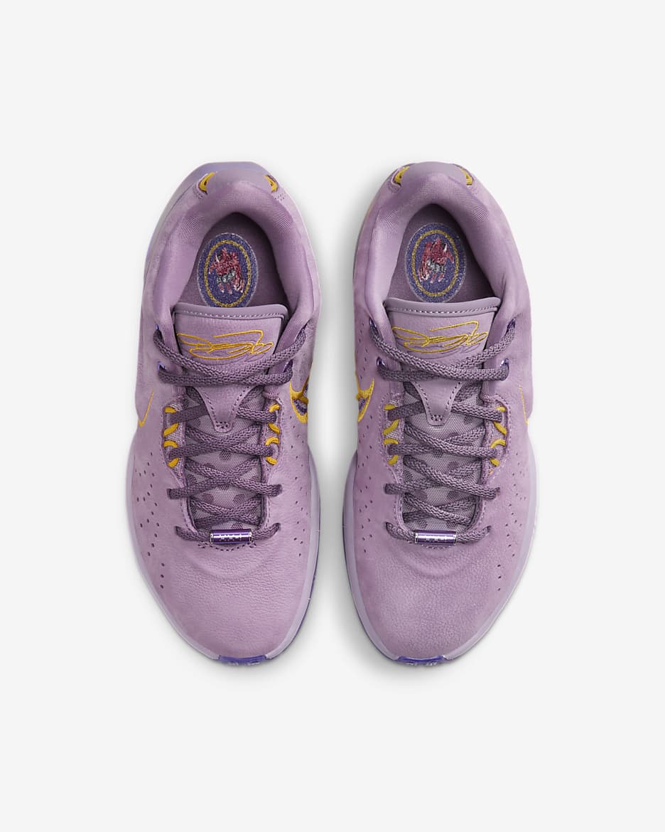 LeBron XXI "Freshwater" Basketballschuh für ältere Kinder - Violet Dust/Purple Cosmos/University Gold