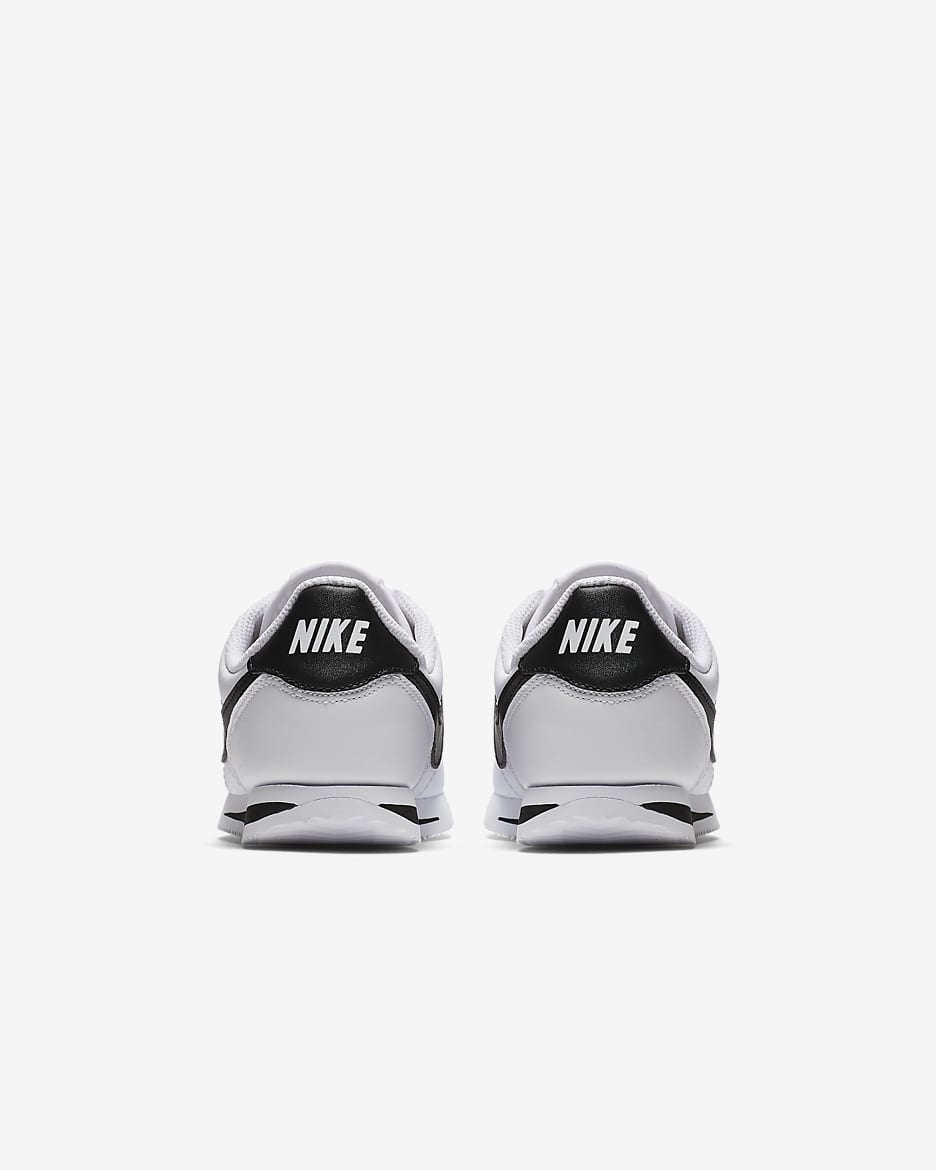 Nike Cortez Basic SL Younger Kids' Shoes - White/Black