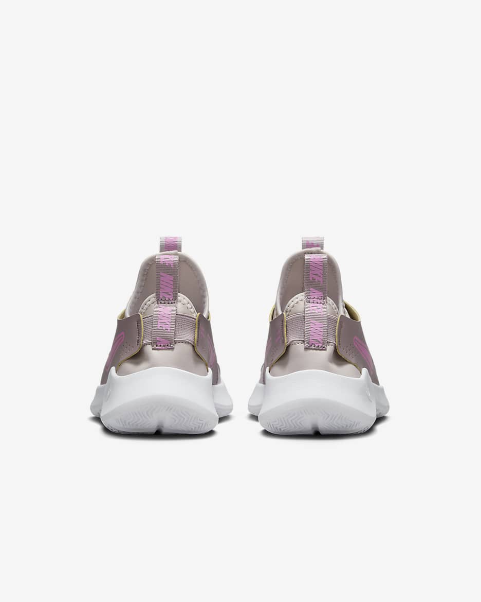 Tenis de correr en carretera para niños grandes Nike Flex Runner 3 - Violeta platino/Violeta mineral/Blanco/Rosa alegre