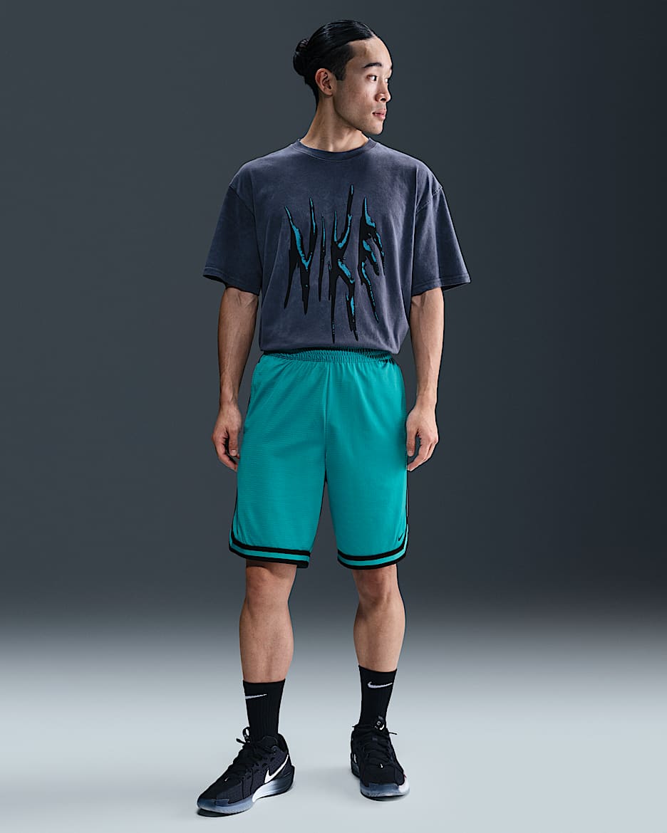 Nike DNA Men's Dri-FIT 25.5cm (approx.) Basketball Shorts - Dusty Cactus/Black/Black