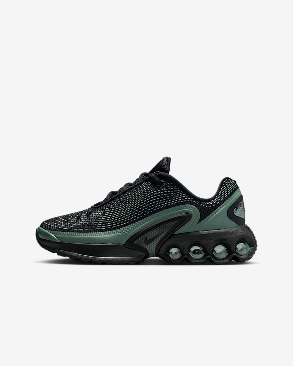 Nike Air Max Dn-sko til større børn - sort/Clay Green/Cannon/sort