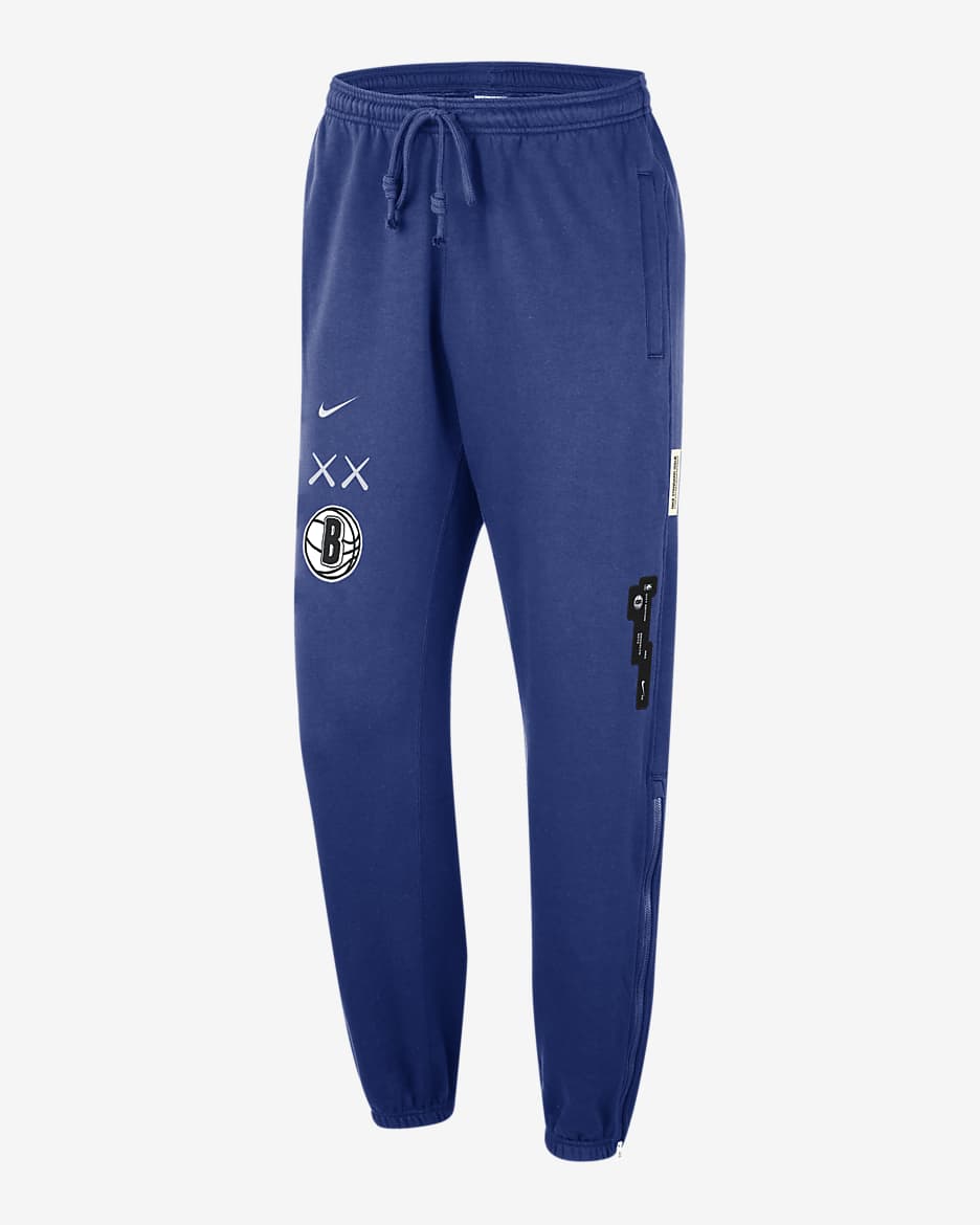 Brooklyn Nets Standard Issue 2023/24 City Edition Men's Nike NBA Courtside Pants - Rush Blue