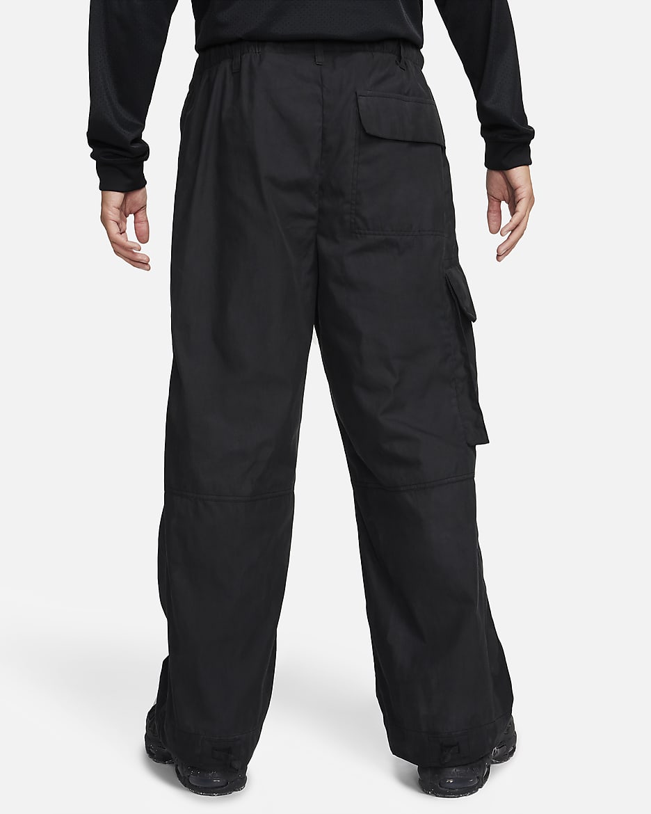 Nike Sportswear Tech Pack Men's Waxed Canvas Cargo Pants - Black/Black/Black