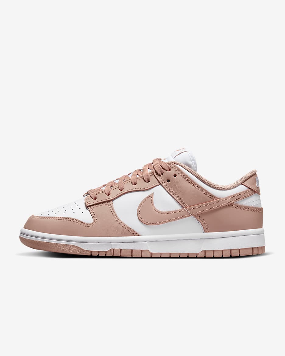 Nike Dunk Low Kadın Ayakkabısı - Beyaz/Rose Whisper