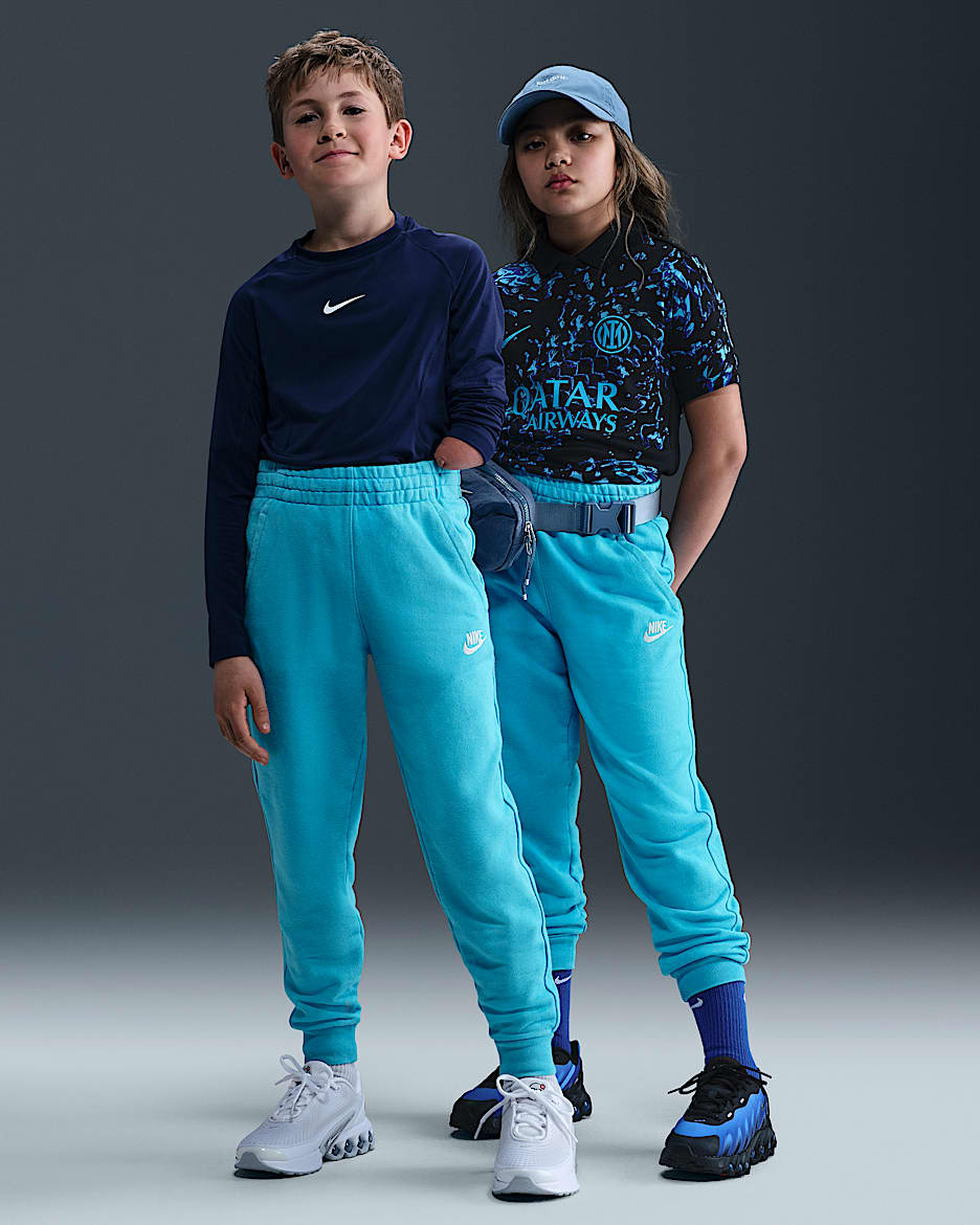 Nike Sportswear Club Fleece joggingbroek van sweatstof voor kids - Baltic Blue/Wit