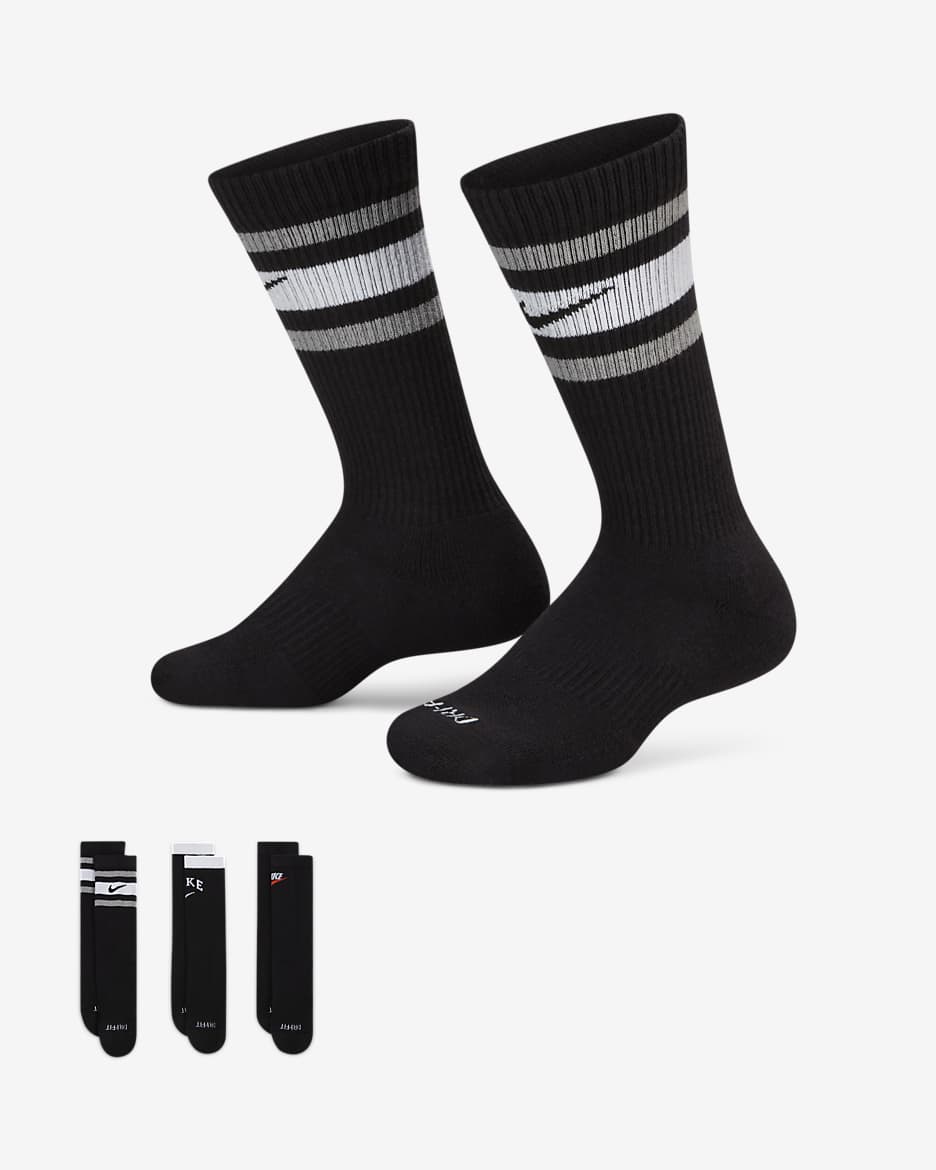 Nike Everyday Plus Cushioned Crew Socks - Multi-Color