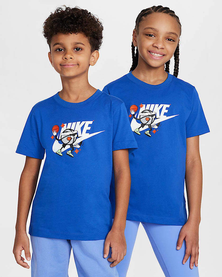 Playera para niños talla grande Nike Sportswear - Royal juego