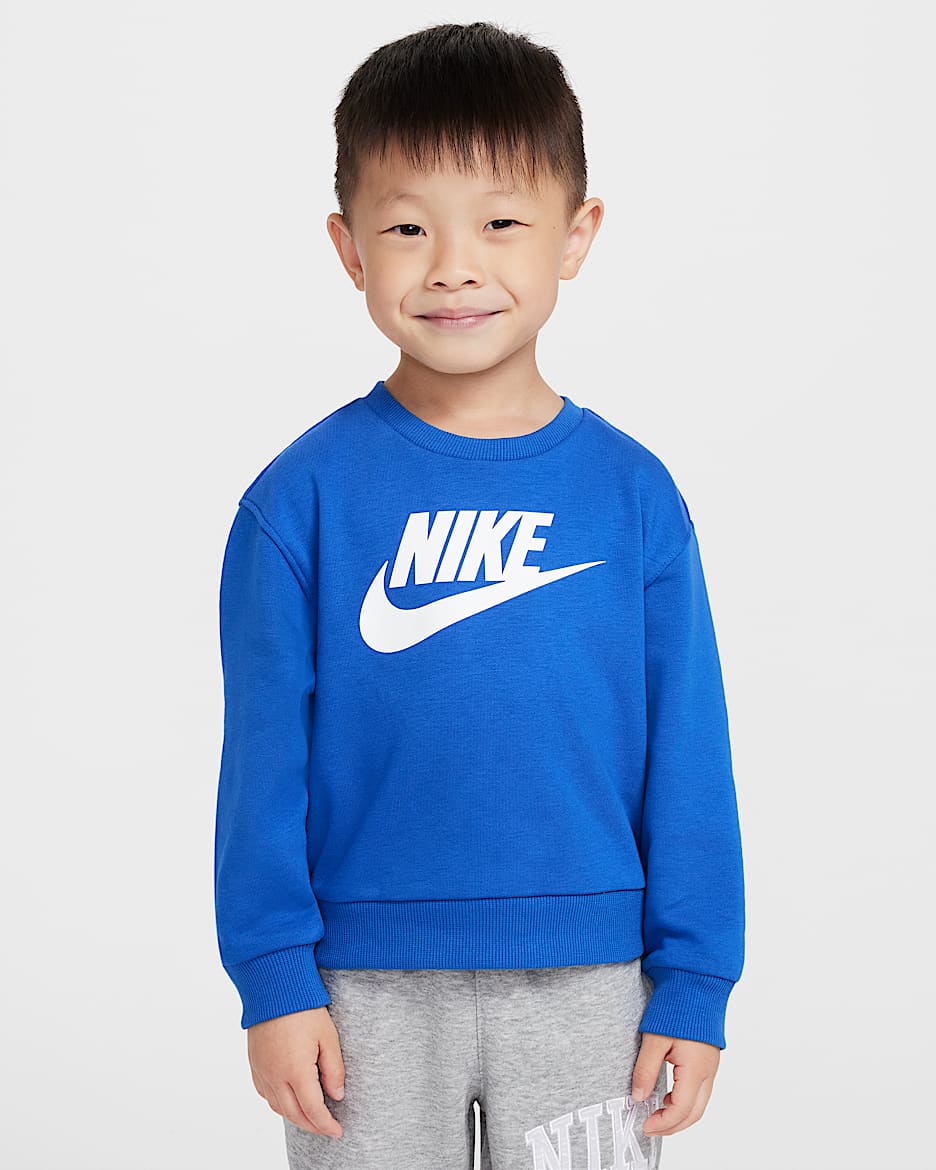 Sudadera de cuello redondo de French Terry infantil - Royal juego