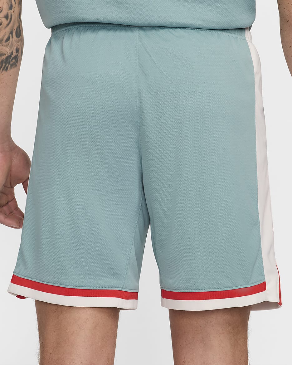 Short de foot replica Nike Dri-FIT Atlético Madrid 2024/25 Stadium Extérieur pour homme - Cannon/Phantom/Light Crimson/Light Crimson