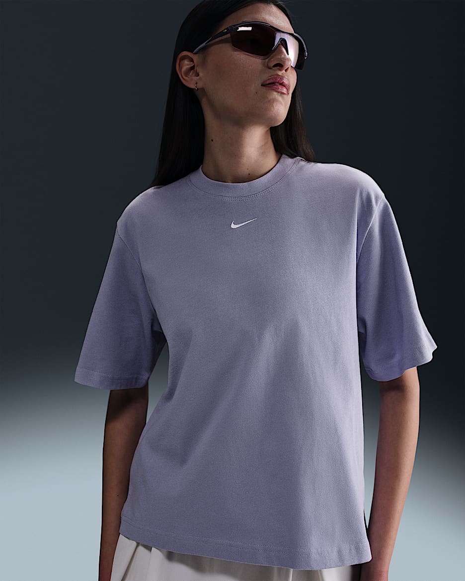 Nike Sportswear Essential Women's Boxy T-Shirt - Lilac Ice