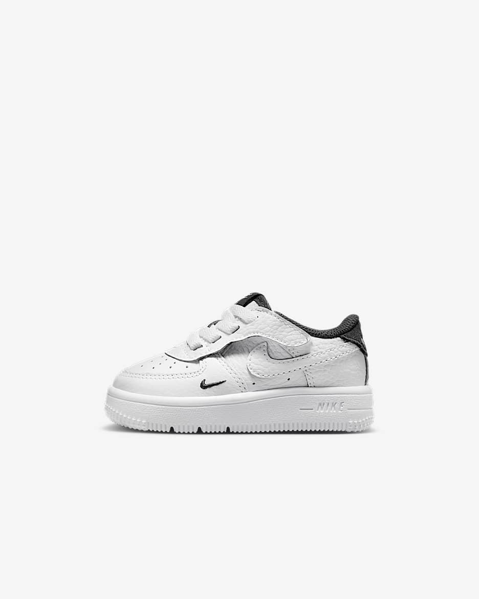 Nike Force 1 Low LV8 EasyOn Baby/Toddler Shoes - White/Anthracite/White