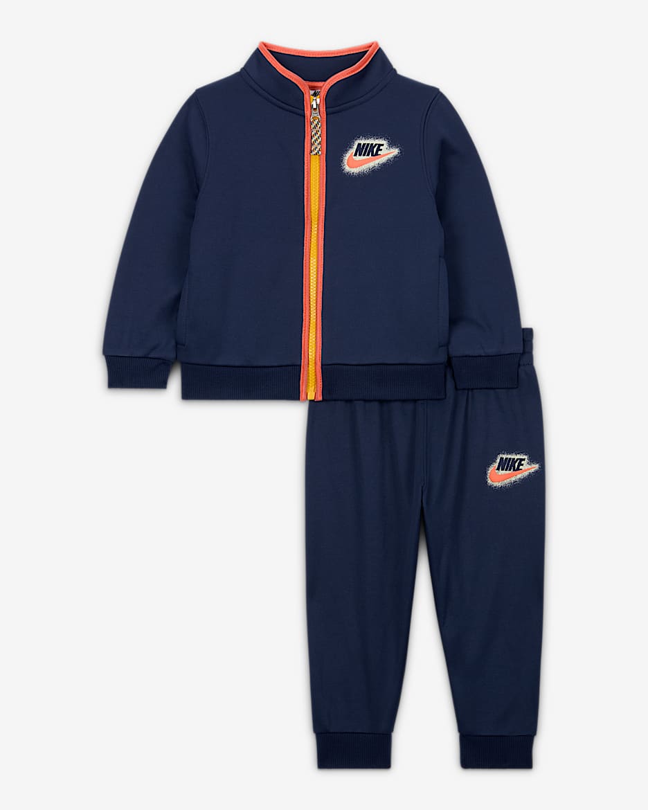 Nike Sportswear Dri-FIT Powder Play Baby (12-24M) 2-Piece Propus Set - Midnight Navy