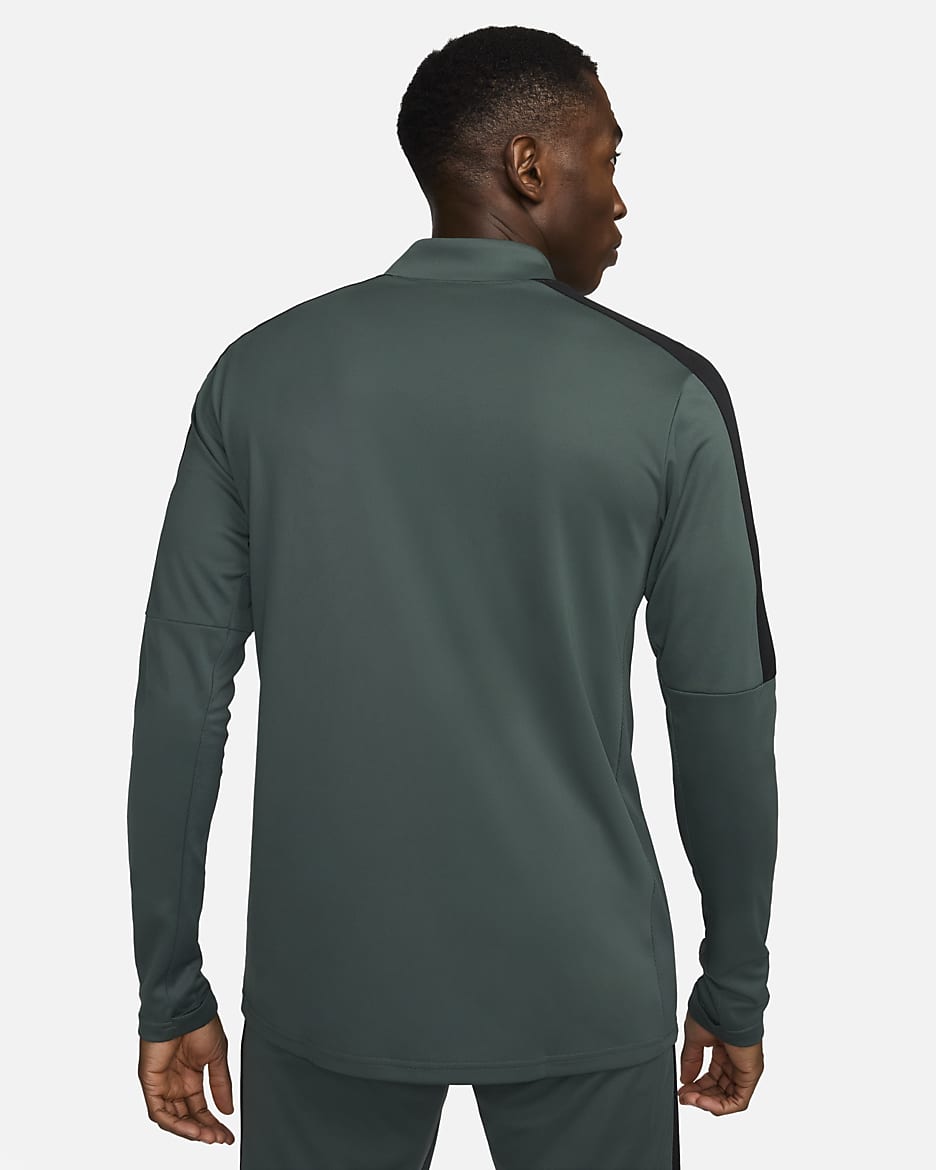 Nike Academy Men's Dri-FIT 1/2-Zip Football Top - Vintage Green/Black/White