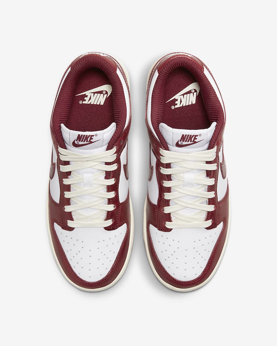 Chaussure Nike Dunk Low Premium pour femme - Blanc/Coconut Milk/Team Red