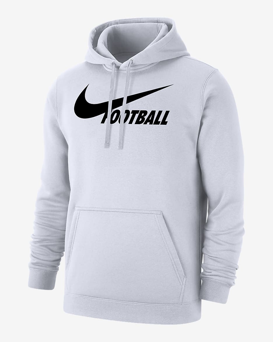 Sudadera con gorro para hombre Nike Swoosh - Blanco/Negro