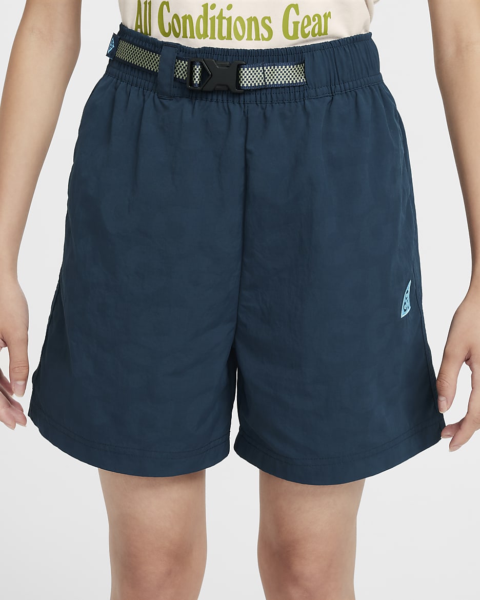 Nike ACG Big Kids' Shorts - Armory Navy/Baltic Blue