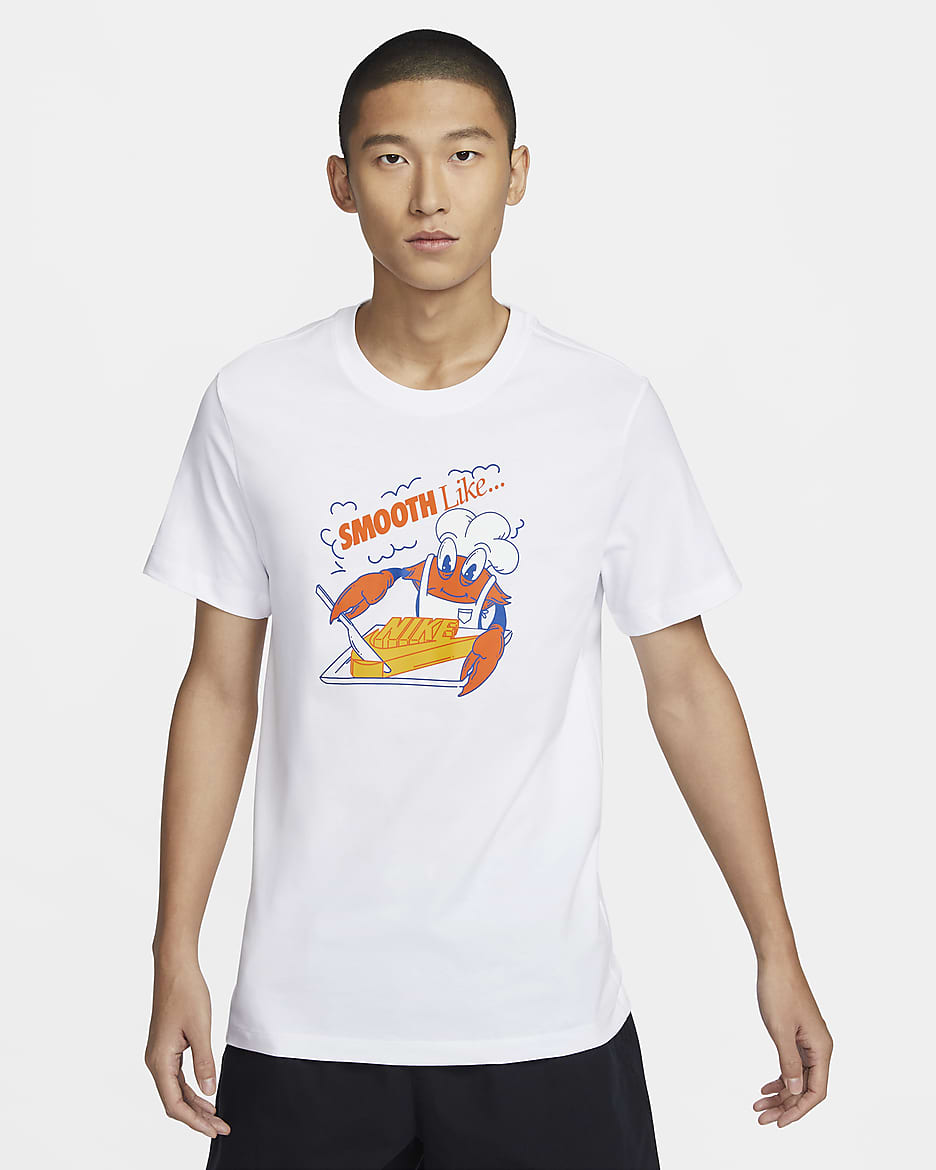 Nike Sportswear 男款 T 恤 - 白色