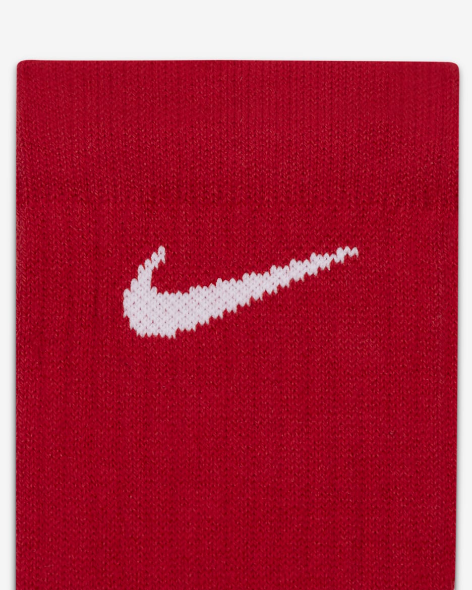 Nike Elite Crew Basketball Socks - University Red/White/White