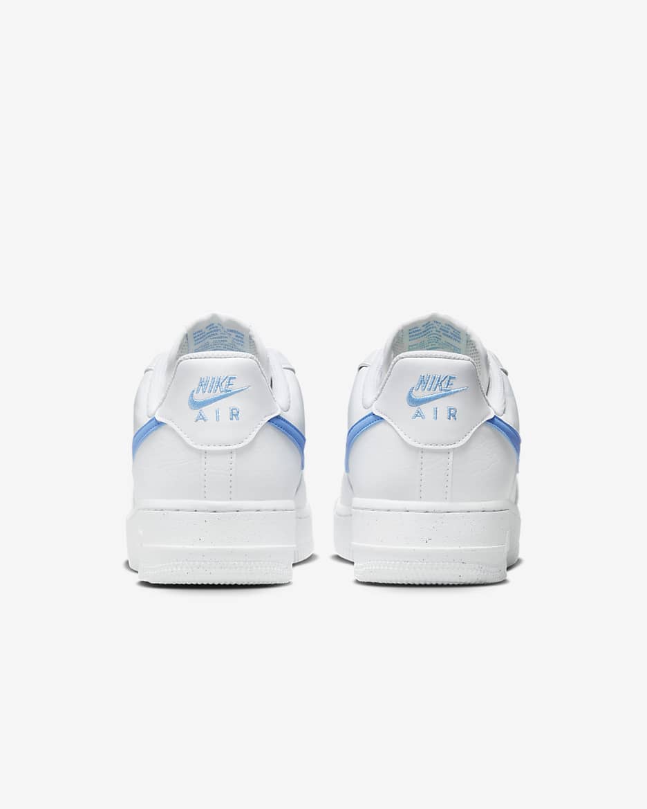 Scarpa Nike Air Force 1 '07 Next Nature - Donna - Bianco/Bianco/Volt/University Blue