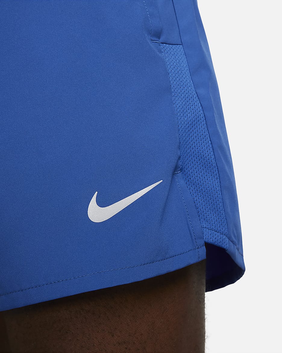 Nike Challenger-Dri-FIT-løbeshorts (13 cm) med indershorts til mænd - Game Royal/Game Royal/sort