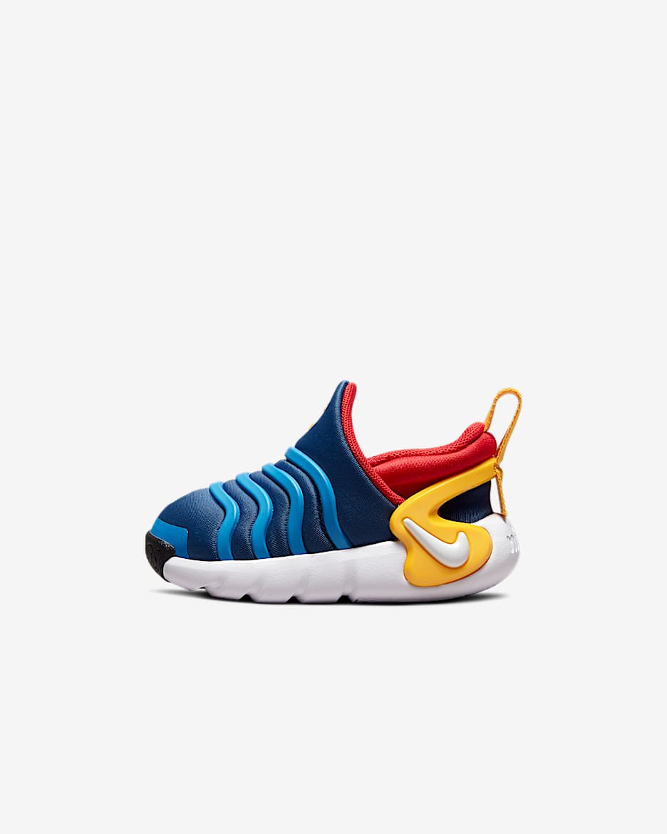 Nike Dynamo Go Baby/Toddler Easy On/Off Shoes - Mystic Navy/Light Photo Blue/University Gold/White