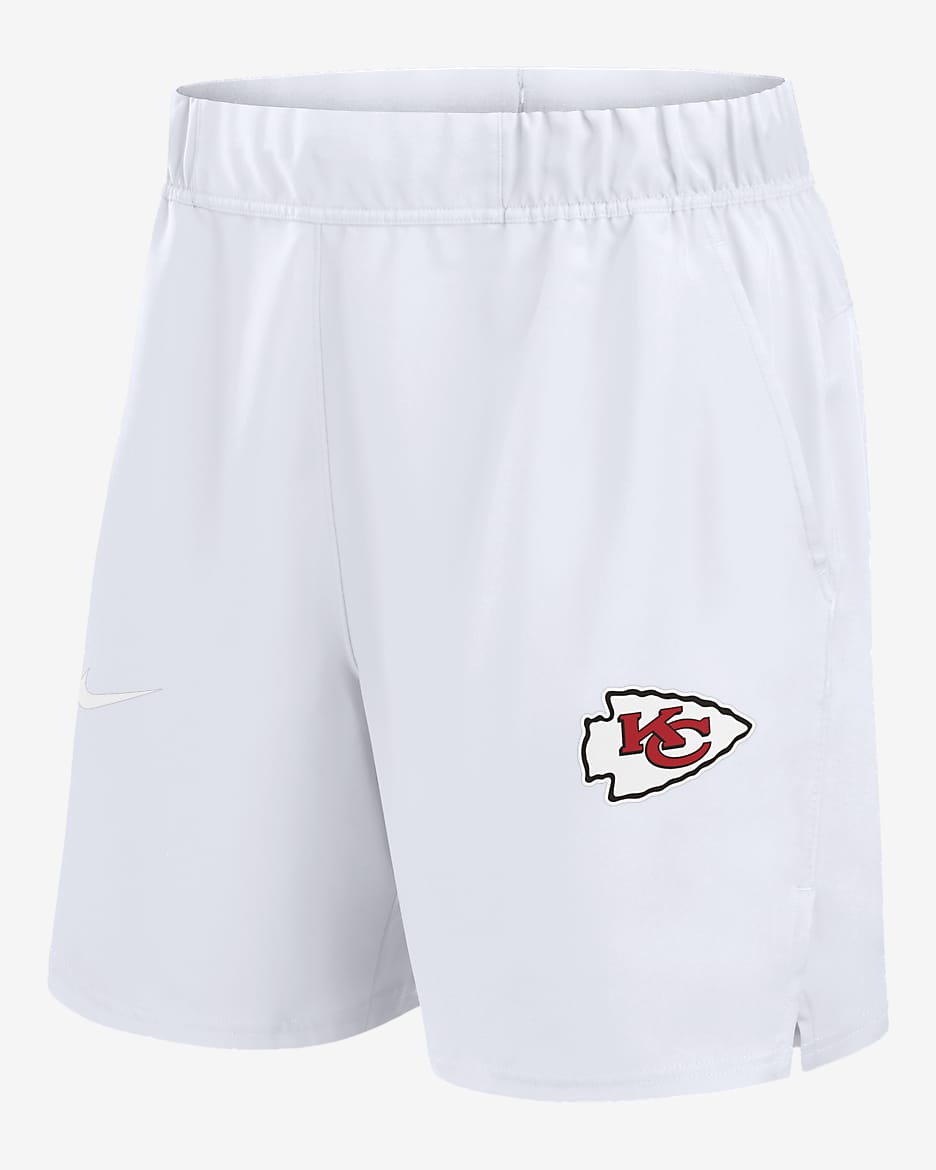 Kansas City Chiefs Blitz Victory Mens Nike Dri-FIT NFL Shorts - White
