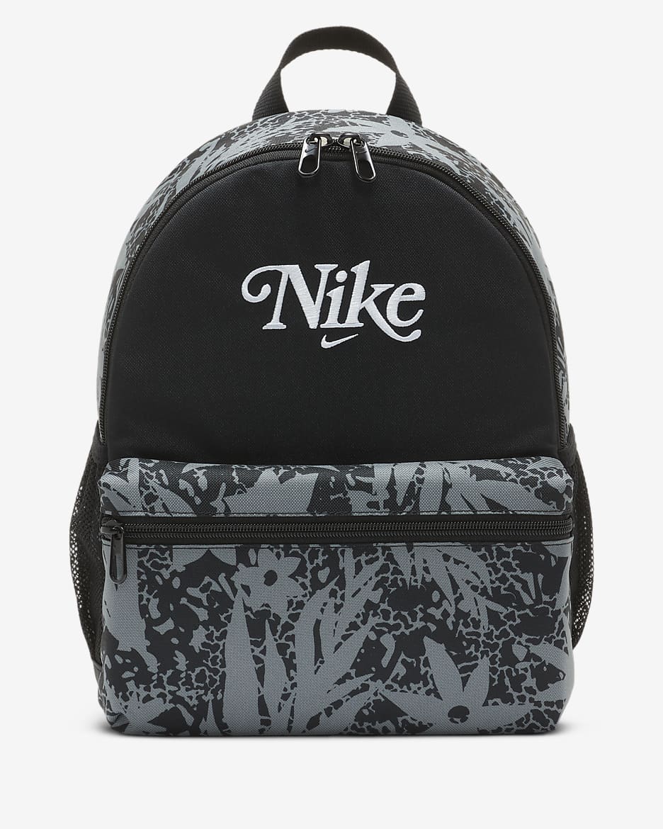 Nike Brasilia JDI Kids' Mini Backpack (11L) - Black/Black/White