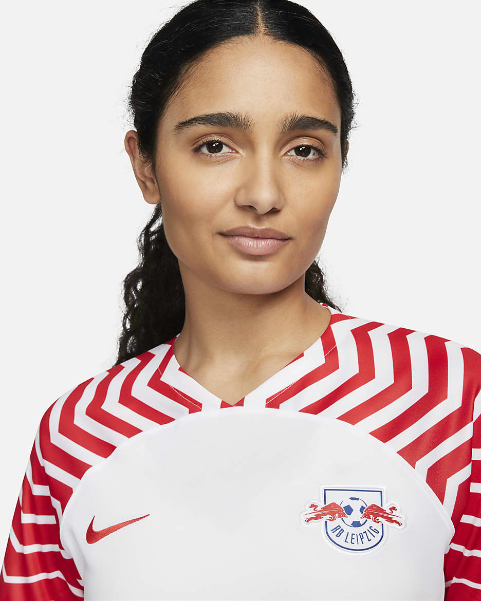 RB Leipzig 2023/24 Stadium Home Women's Nike Dri-FIT Football Shirt - White/Global Red/Global Red