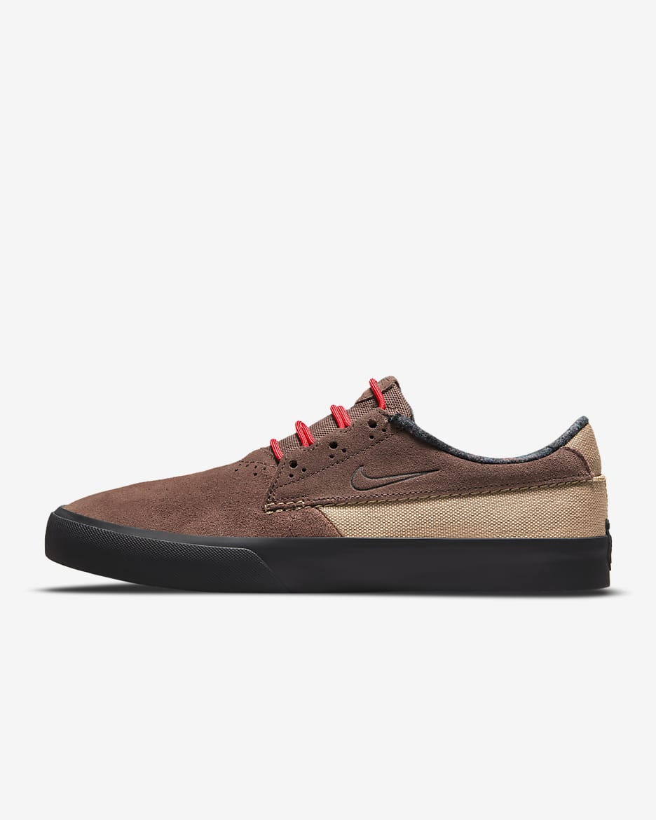 Calzado de skateboarding Nike SB Shane Premium - Chocolate claro/Madera a la deriva oscuro/Negro/Negro