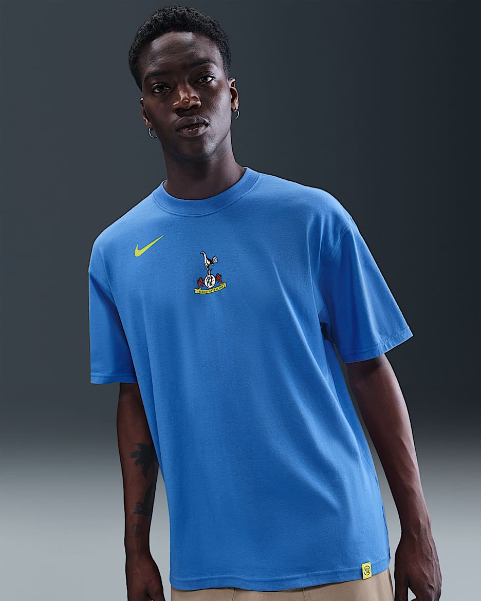Tottenham Hotspur Men's Nike Total 90 Soccer T-Shirt - Pacific Blue
