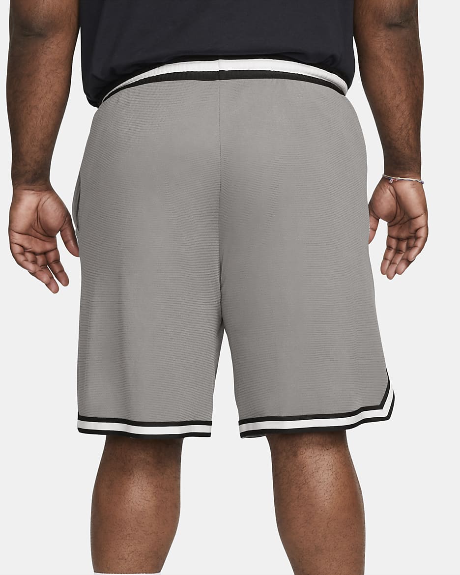 Shorts de básquetbol de 25 cm para hombre Nike Dri-FIT DNA - Gris azulado/Negro