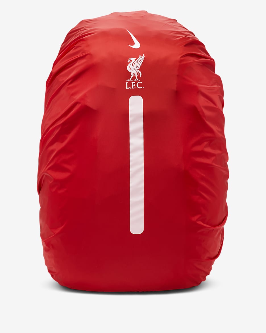 Liverpool F.C. Academy Football Backpack (30L) - Black/Black/University Red