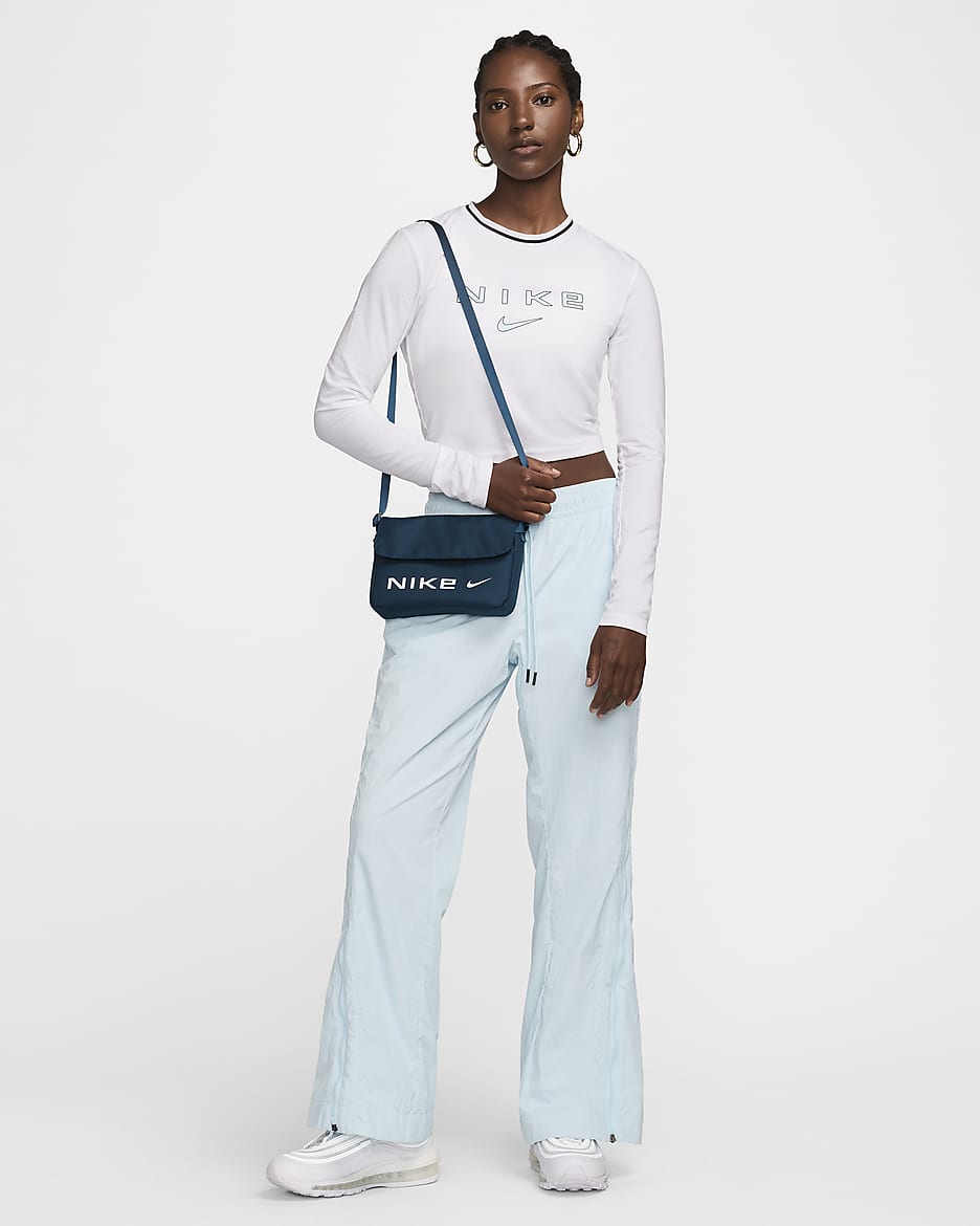 Nike Sportswear Futura Women's Cross-Body Bag (3L) - Armoury Navy/Armoury Navy/White