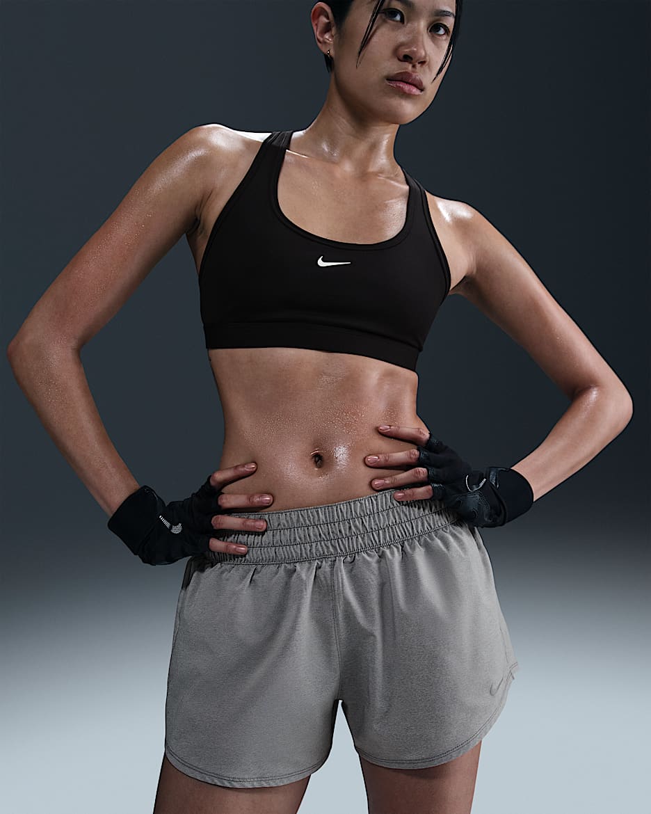 Nike One Women's Dri-FIT Mid-Rise 3" Brief-Lined Shorts