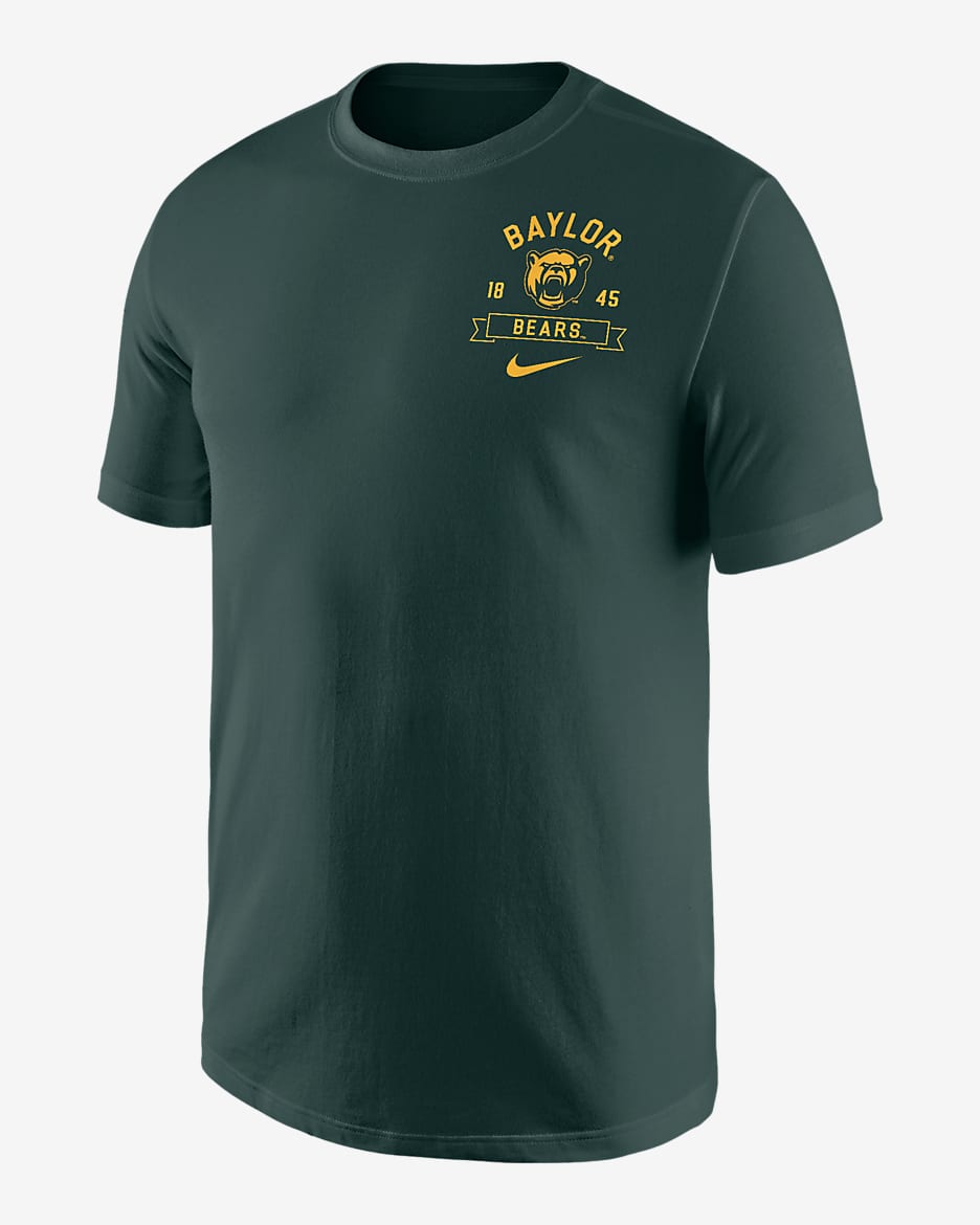 Playera universitaria Nike Max90 para hombre Baylor - Verde pro