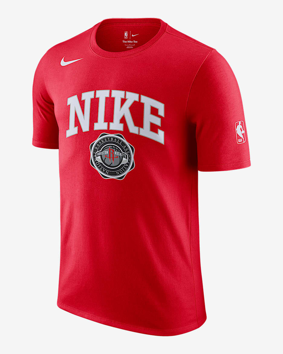 Playera Nike de la NBA para hombre Houston Rockets Essential - Rojo universitario