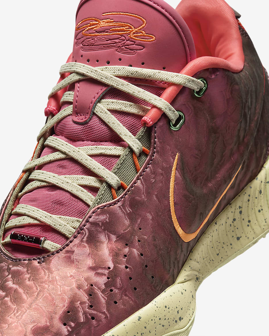 LeBron XXI "Queen Conch" Sabatilles de bàsquet - Ember Glow/Campfire Orange/Dark Russet/Elemental Gold